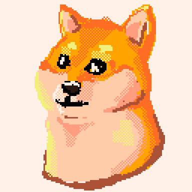 A wobbly doge.