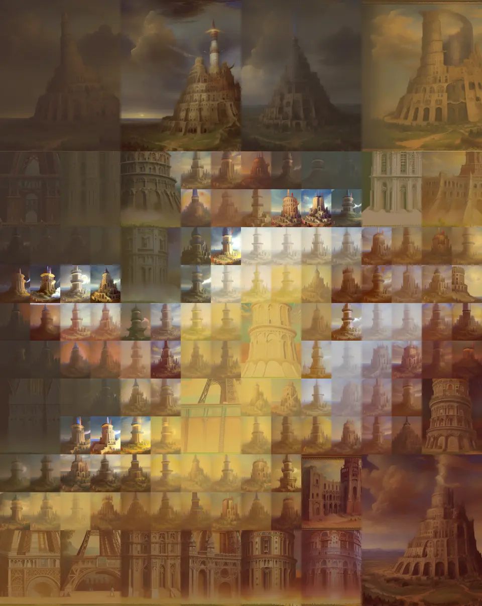 img2quadtiles test based on Fragonard's Reader.