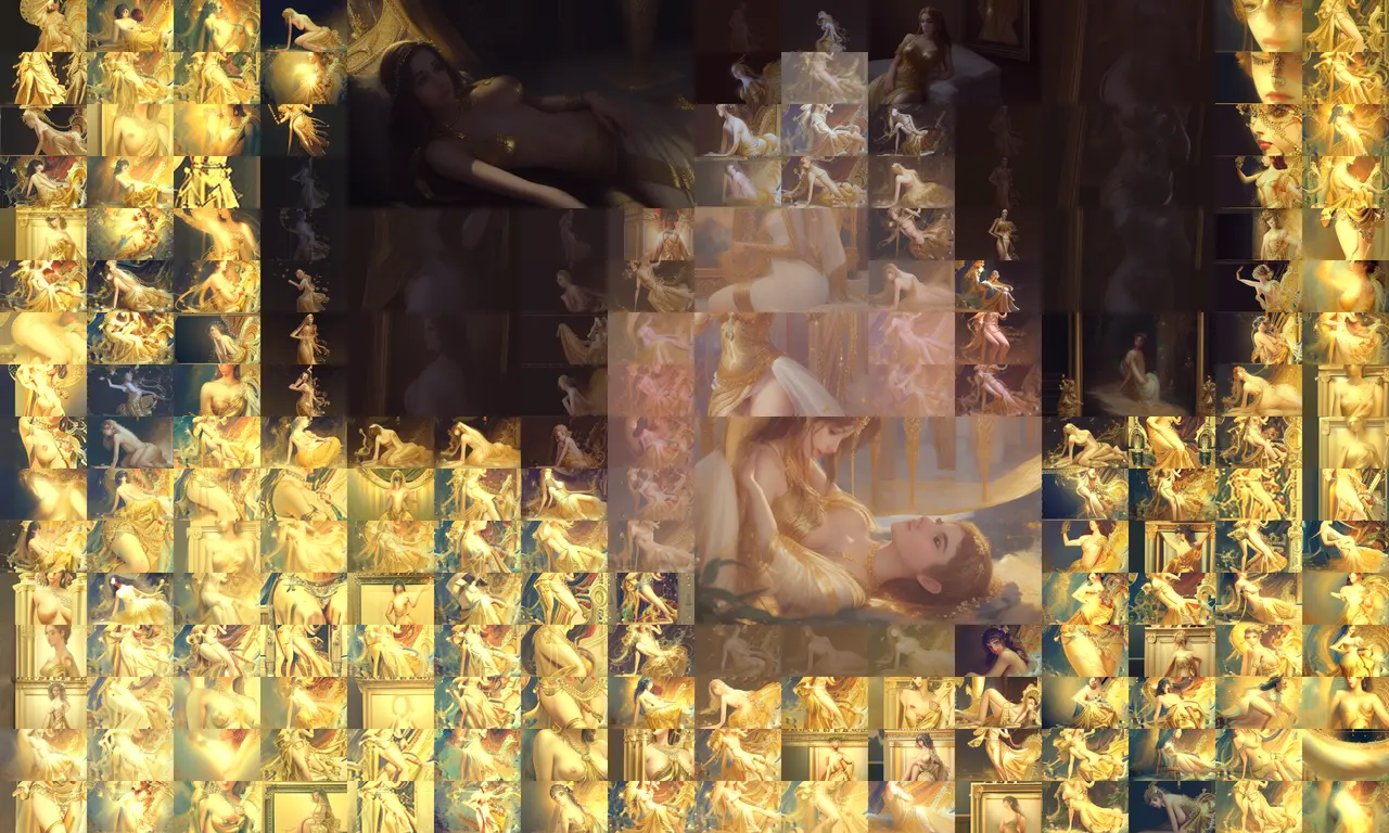 img2quadtiles test based on Klimt.