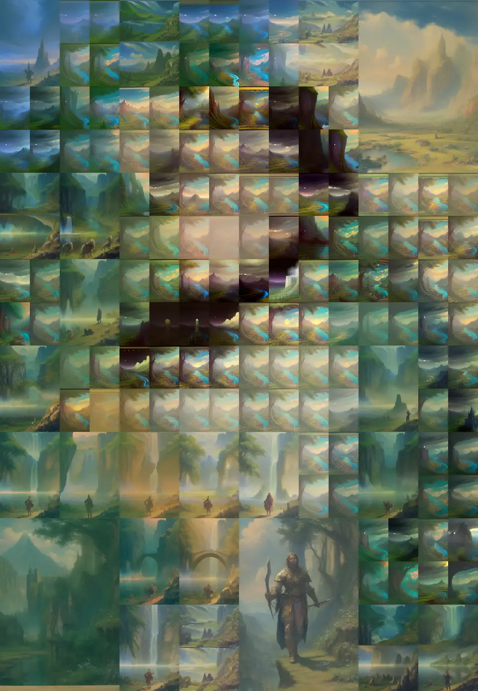 img2quadtiles test based on Manet.