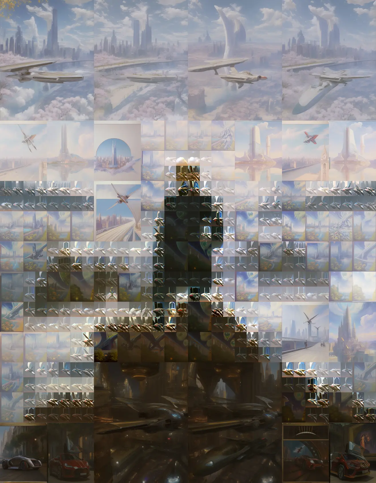 img2quadtiles test based on Wanderer above the Sea of Fog.